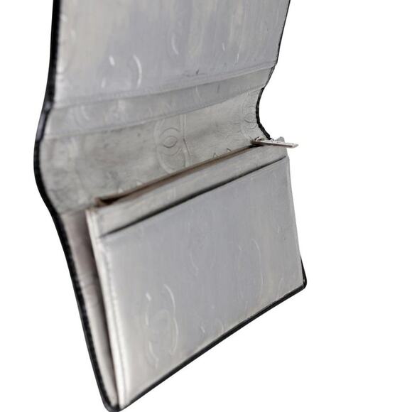 Chanel Cambon Silver Big CC Monogram Quilted Lambskin Wallet CC-W0209N-0006 - Picture 8 of 9